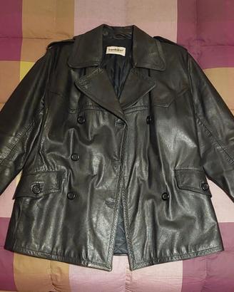 Giubbotto nero in vera pelle Conbipel