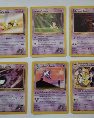 Pokemon Gym Challenge e Heroes Lotto Sabrina Eng