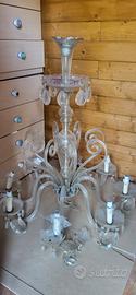 lampadario vetro soffitto 