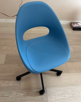 Sedia scrivania blu