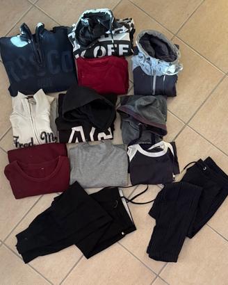 Stock capi uomo taglie S/M.