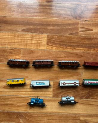 Lotto 10 Vagoni Scala N Fleischmann Lima