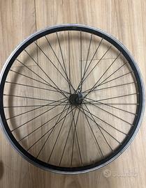 ruota anteriore 700c Alexrims con sgancio rapido