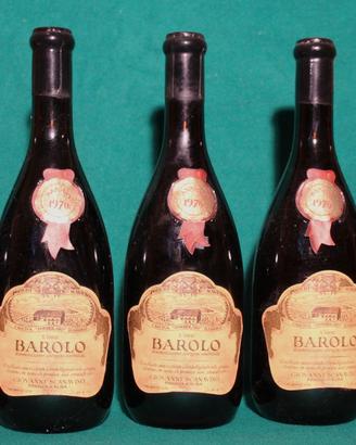 Lotto 5 bottiglie BAROLO-SCANAVINO  - ALBA 1970