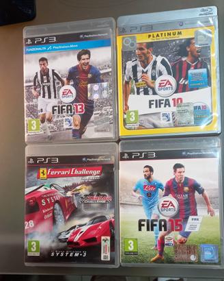 4 GIOCHI PER PS3 FIFA-FERRARI-