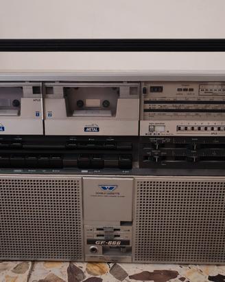 Radio registratore Sharp GF-666 vintage 