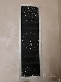 Orologio nero con strass