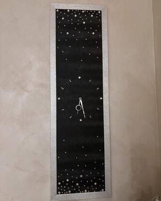 Orologio nero con strass