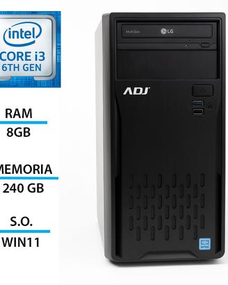 PC Fisso MSI H110M i3-6100 8GB 240SSD Win11 Pro