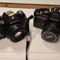nikon em più konica autoreflex tc