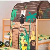tenda per letto a castello ikea