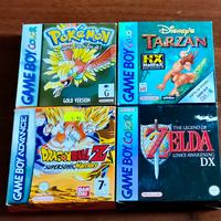 4 Titoli da collezione per GBA e GB Color