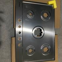 Superficie acciaio piano cottura Candy 5 fuochi