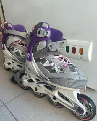 Pattini a rottelle in linea