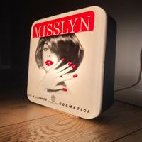 Insegna luminosa vintage anni 60 70 modernariato