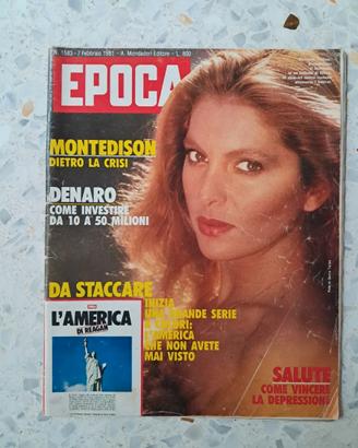 EPOCA FEBBRAIO 1987 No inserto Eleonora Vallone