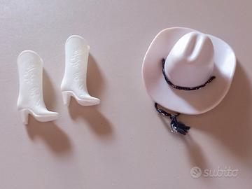 Cappello e stivali Barbie Western (1980)