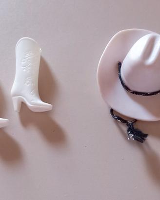 Cappello e stivali Barbie Western (1980)