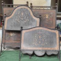 testata letto antico