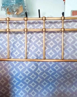Letto matrimoniale in ottone