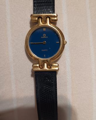 Orologio da polso a quarzo Gabrix placcato in oro 