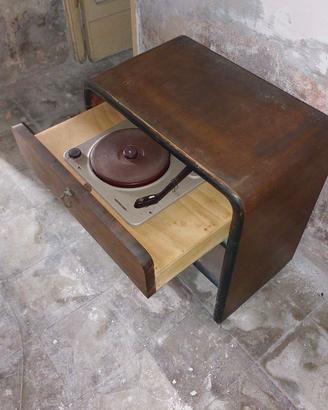Mobiletto Giradischi Vintage Telefunken - Anni 50/