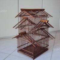 Voliera in legno anni '60-'70