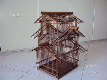 Voliera in legno anni '60-'70