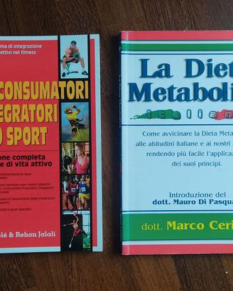 DUE LIBRI ARGOMENTO ALIMENTAZIONE/INTEGRAZIONE