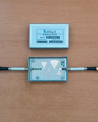 Filtro RF passa banda 900MHz