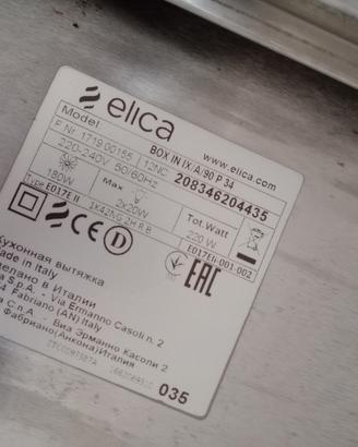 Elica cappa da incasso (pensile)