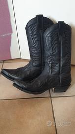Stivali texani Charro uomo n 46 in pelle nero
