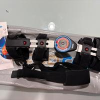 Tutore articolato di gomito ambidestro regolabile