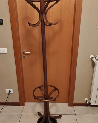 Attaccapani antico in legno 