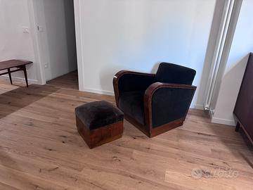 Coppia poltrone Art Deco