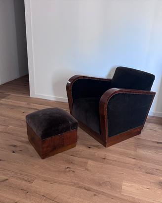 Coppia poltrone Art Deco