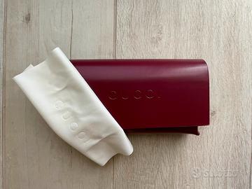 Portaocchiali Gucci bordeaux originale