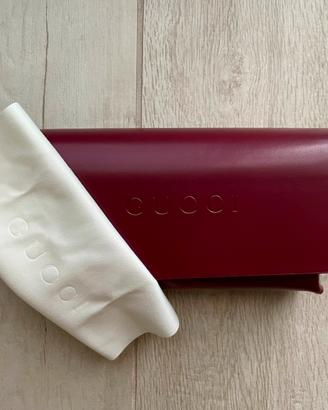 Portaocchiali Gucci bordeaux originale