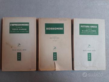3 VOLUMI DI ARTE COLLANA BMM MONDADORI ANNI '50