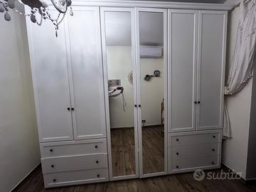 Armadio 6 ante bianco