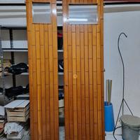 portone in legno massello
