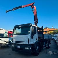 Iveco eurocargo 180e25 gru+ ribaltabile