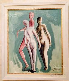 Quadro Ciro Setaro Olio Su Tela 1972