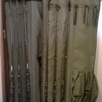 Attrezzatura da pesca, carpfishing, lago e canale