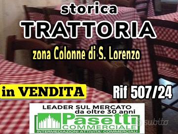 TRATTORIA storica in centro, Colonne san Lorenzo