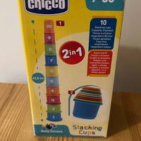 Lotto 3 giochi educativi Chicco e legno 9-36m