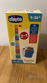 Lotto 3 giochi educativi Chicco e legno 9-36m