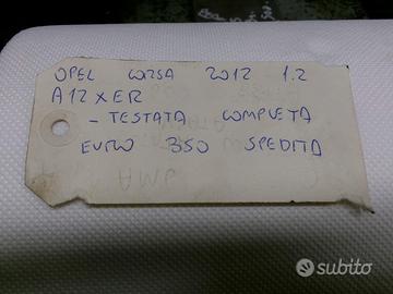 Testata completa usata opel corsa 2012 1.2