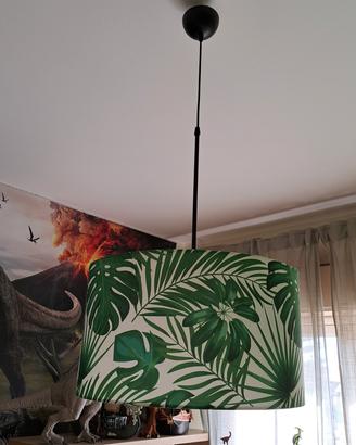 lampadario con palme