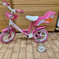 Bicicletta rotelle bambina